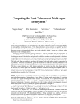 Computing the Fault Tolerance of Multi