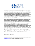 Mental Health First Aid - Georgia Mental Health Consumer Network