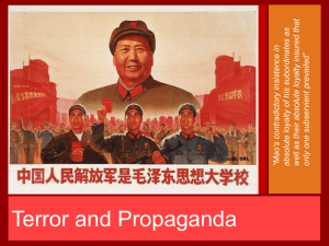 of Terror and Propaganda