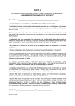 annex iv declaration of confidentiality, independence, commitment