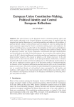 European Union Constitution-Making, Political Identity and Central