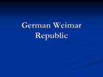 Weimar Germany and the Great Depression PP