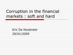 Corruption in the financial markets 29012009