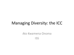 Managing Diversity: the ICC