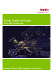Energy Supply for Europe - European Power Plant Suppliers