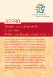 Targeting rural poverty to achieve Millenium Development Goal 1