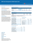 BMO Asset Management Global Equity Fund
