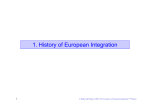1. History of European Integration