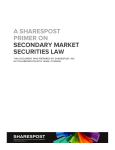 a sharespost primer on secondary market securities law