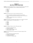 multiple choice questions - TMC Finance Department Notes