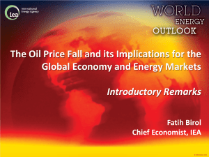 The Oil Price Fall and its Implications for the Global Economy and