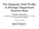 The Magnetic Field Profile in Strongly Magnetized Neutron Stars
