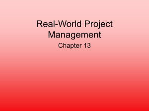 Real-World Project Management