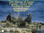 `The Meres of Dead Faces` - Does this Peatland meet