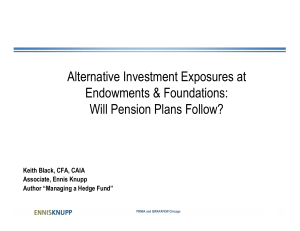 Alternative Investment Exposures at Endowments