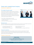 Partner with a Leading Finance Company Ascentium Capital LLC