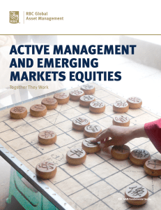 Active Management and Emerging Markets Equities