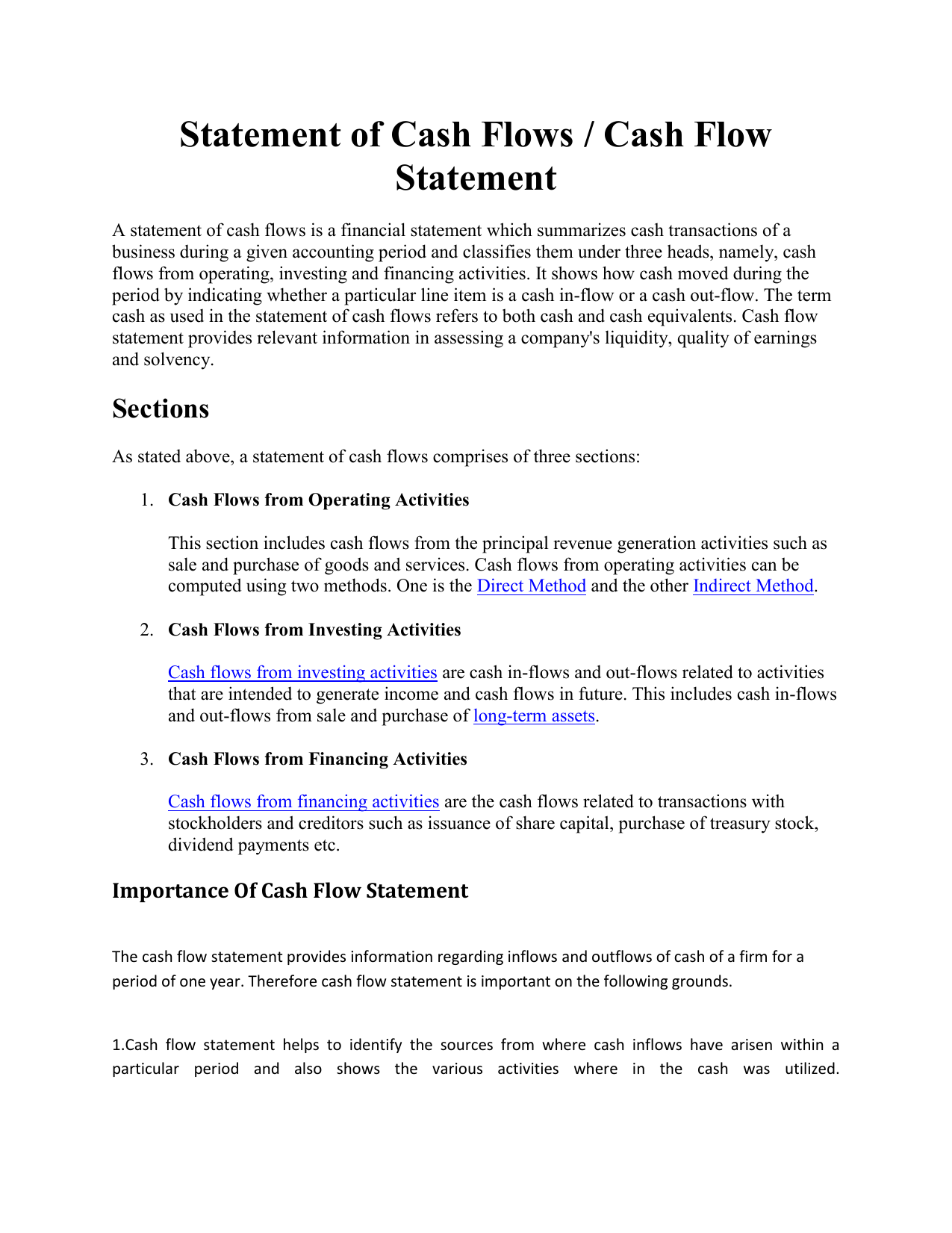 net cash flow from operating activities cash flow from operating activities