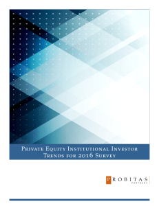 Private Equity Institutional Investor Trends for