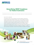 Demystifying OFCCP Compliance For Federal Contractors