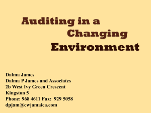 Audit Planning and Analytical Procedures