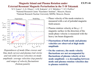 Magnetic Island Dynamics under External Magnetic Perturbation in