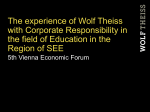 The experience of Wolf Theiss in the Corporate Responsibility in
