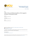 Effect of size and dimensionality on the magnetic moment of