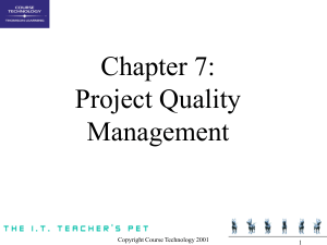 Project Quality Management