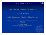 Illicit Trafficking, Transnational Threats, and Nuclear Terrorism: A