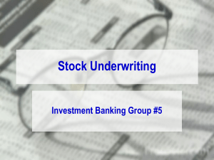 Stock Underwriting