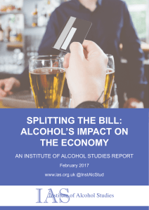 splitting the bill: alcohol`s impact on the economy