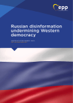Russian disinformation undermining Western democracy