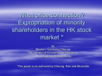 Expropriation of minority shareholders in the HK stock market