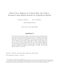 Structural Models of Credit Risk are Useful: Evidence