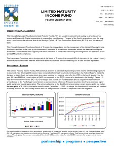 LIMITED MATURITY INCOME FUND Fourth Quarter 2015