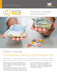 Global investing: Understanding currency risk and