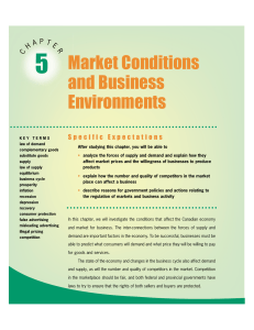 EB Chapter 5 Market Conditions and Business Environments