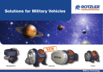Solutions for Military Vehicles
