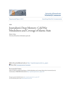 Journalism`s Deep Memory: Cold War