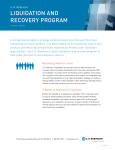 liquidation and recovery program