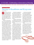 Nursing in Kazakhstan and Kyrgyzstan