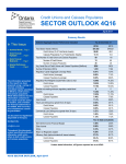 Credit Unions and Caisses Populaires SECTOR OUTLOOK 4Q16