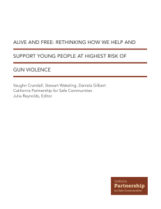 alive and free: rethinking how we help and support young people at