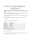 Market Notice 178/10 – Corrected number of shares