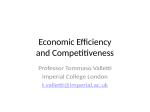Economic Efficiency and Competitiveness