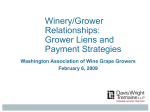 Legal Relationship - Washington Association of Wine Grape Growers