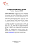 DFSA Publishes Findings of Trade Finance Review in DIFC
