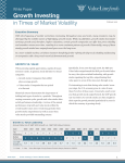 Growth Investing in Times of Market Volatility