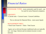 financial ratios - Timeless Investor